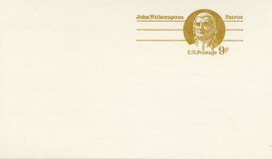 John Witherspoon Postcard, Office of the President Records (AC187 ...