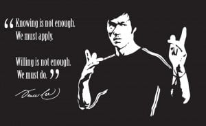 Life Lesson Bruce Lee Quote