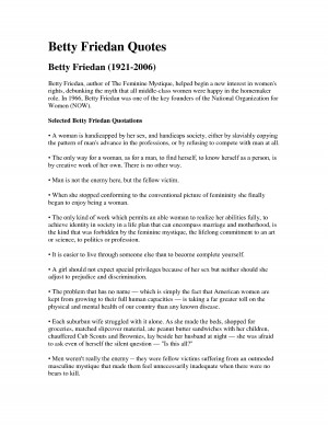 ... 17> Images For - National Organization For Women Betty Friedan