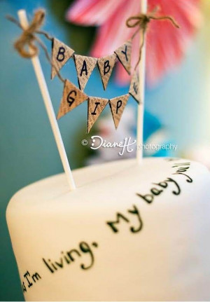 book quote baby shower cake