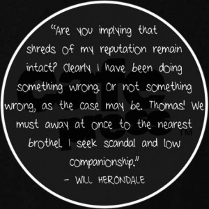 Will Herondale Quote Hoodie on CafePress.com