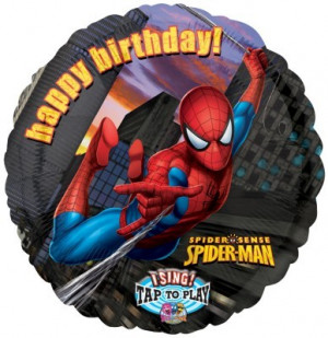 Birthday Balloons Spiderman