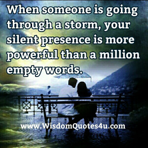 Hard times reveal true colors of those you thought cared for the most.