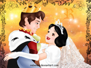 Cartoon Prince And Princess Getting Married of them getting married