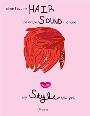 choosing a hairstyle and color