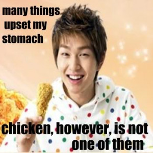 ... from Youtube entitled ‘[Parody] Chicken belongs to Onew