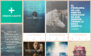 ... .ly: Create, Collect and Share the World’s Most Inspiring Quotes