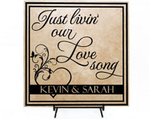 ... Personalized Sign, Love Tile, Wedding Sayings, Love Quotes and Sayings