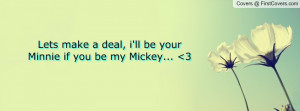 lets make a deal , Pictures , i'll be your minnie if you be my mickey ...