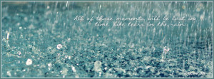 Tears in the Rain Facebook Cover