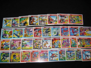 LOT OF 36 MARVEL COMICS FAMOUS BATTLE CARDS (1990) SPIDER-MAN ...