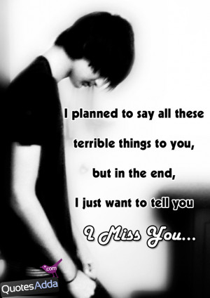 Missing U Quotes For Him In Hindi ~ I Miss You Quotes For Girlfriend ...