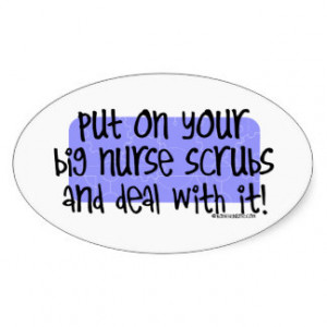 nursing school hell sticker oval for