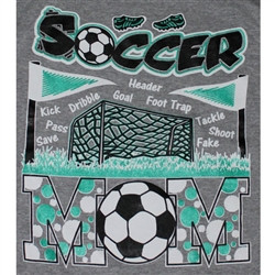 Mom Girlie Girl Shirts Soccer...