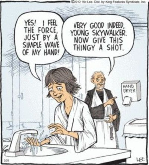 Use the force young Skywalker!