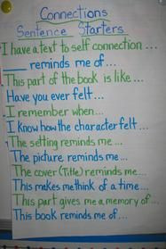 ... starters for making #text -to-self connections after #reading More