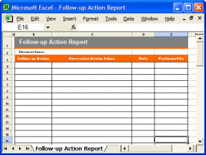 quote follow up excel template download