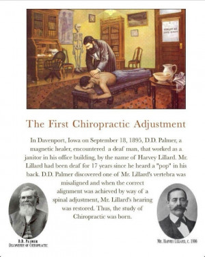 First Chiropractic adjustment!Chiropractic Quotes, Amazing Healing ...