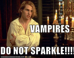 Sparkly Vampires? WTF?