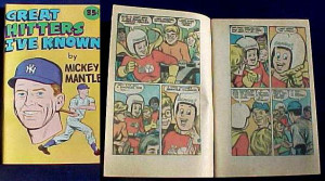 1976 CARVEL MICKEY MANTLE Comic Book - 'Great Hitters I've Known ...
