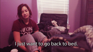 Demi Lovato quote unbroken sleep