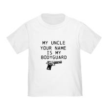 My Uncle (Your Name) Is My Bodyguard T-Shirt for