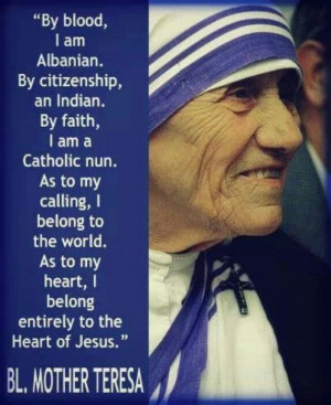Blessed Teresa of Calcutta, pray for us!