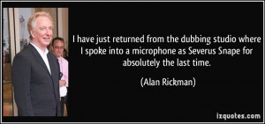 Funny alan rickman snape quote 495x371