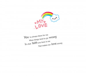 quote,quotes,saying,aphorism,motto,maxim,love,my love,rainbow,cloud,