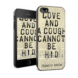 new product Love Francis Bacon Quote gift cell phones case for iPhone ...