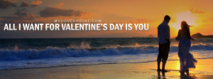 Want You For Valentine's Day Facebook Cover