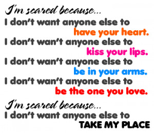 scared of love quotes