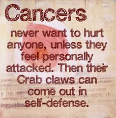 My Zodiac sign is Cancer