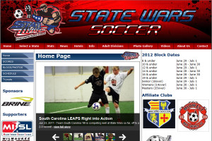 Your soccer website professionally designed.