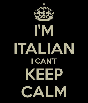 ITALIAN I CAN'T KEEP CALM