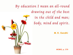 Mahatma Gandhi Quotes on Education