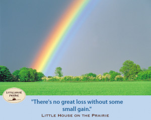 ... she could feel the wind on her face and see the whole of prairie