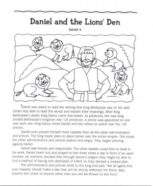 Daniel And The Lion Den More