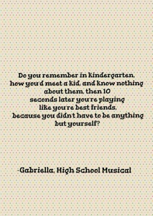 High school musical High School Musical Quotes, Middle School ...