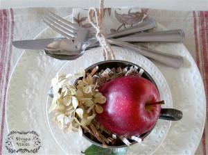 Apple Harvest Table Setting