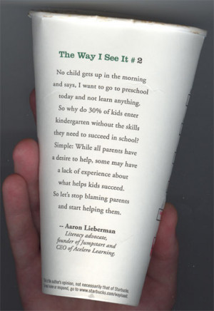 this starbucks cup befuddles me