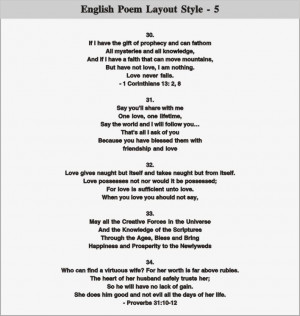 English Poem Layout - 5