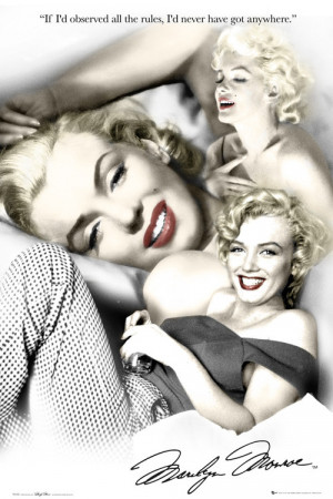 MARILYN MONROE - rules Poster - EuroPosters