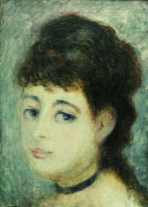 Bild: Pierre-Auguste Renoir - Renoir/Portrait of a young woman/c.1875