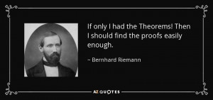 Bernhard Riemann Quotes
