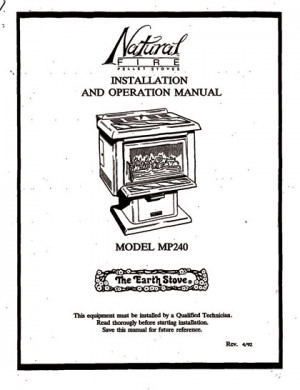 Earth Stove Pellet Stove Manual