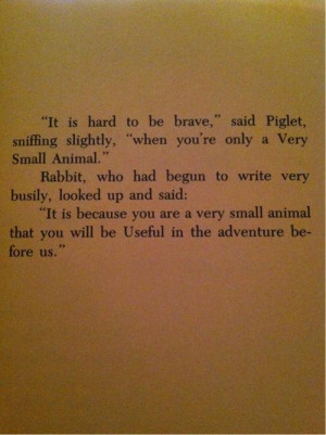 The Te Of Piglet Quotes | te of piglet | Tumblr