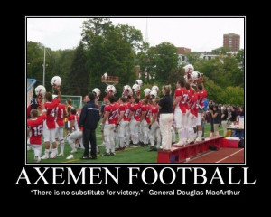 Inspirational Football Pictures Months and axemen football