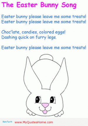 The Easter Bunng Song..
