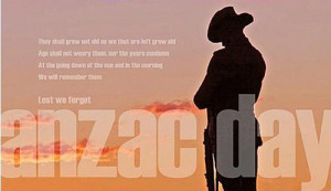 ANZAC Day 25th April 2015